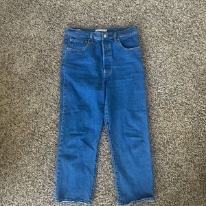 Women’s Levi’s rib cage straight Blue Jeans